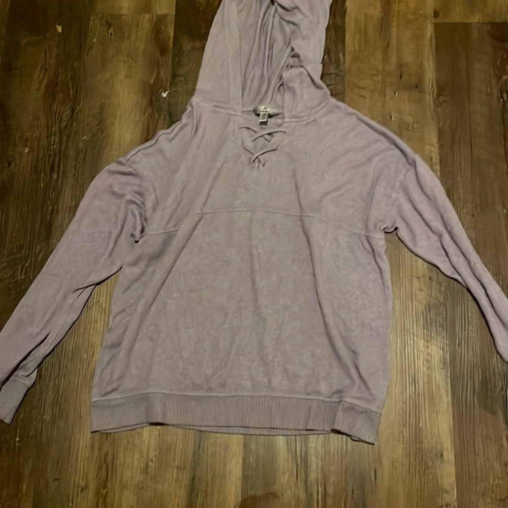 Purple hoodie